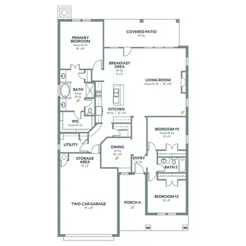 Floorplan - 16140 Tall Grass Dr, Moore, OK 73170 photo 1 of 1