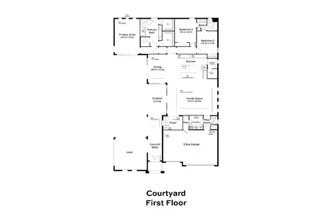 Floorplan - 12243 White Blossom Ct, Parrish, FL 34219 photo 1 of 3