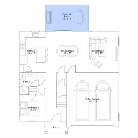 Floorplan - 4005 Aydon Pl, La Plata, MD 20646 photo 2 of 6