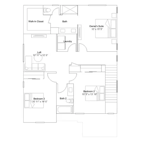 Floorplan - 720 Schut Ct, Ripon, CA 95366 photo 2 of 2