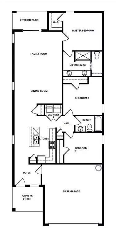 Floorplan - 2354 Ainsworth Ave, Spring Hill, FL 34609 photo 1 of 1