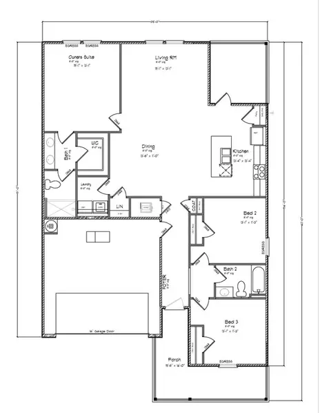 Floorplan - Laurelbrooke Loop, Fairhope, AL 36532 photo 1 of 1