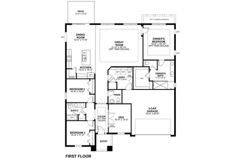 Floorplan - 5328 Teirgarten St, Saint Cloud, FL 34771 photo 1 of 4