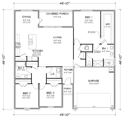 Floorplan - 276 Raulston Dr, Byram, MS 39272 photo 1 of 1