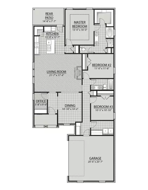 Floorplan - 14 Splendor Run, Freeport, FL 32439 photo 1 of 1
