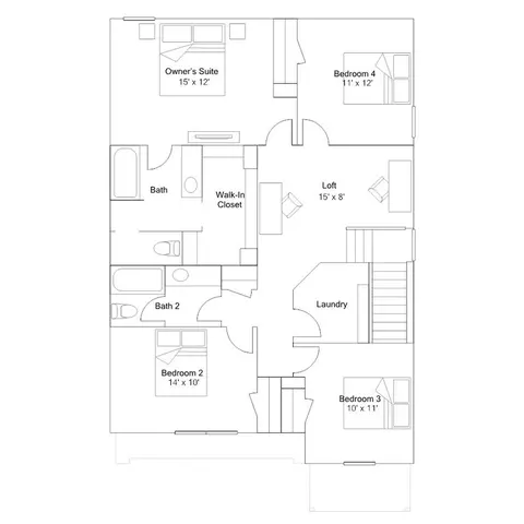 Floorplan - 1065 Rider Dr, Trinity, AL 35673 photo 2 of 2