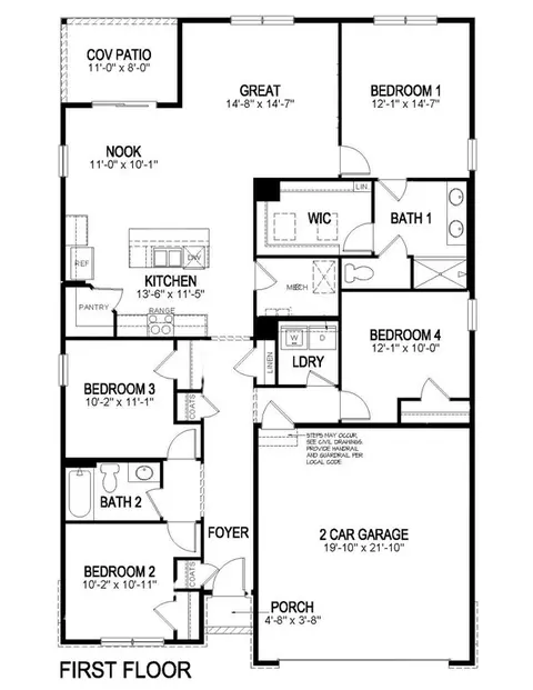 Floorplan - 6099 Holstein Dr, Windsor, CO 80528 photo 1 of 1