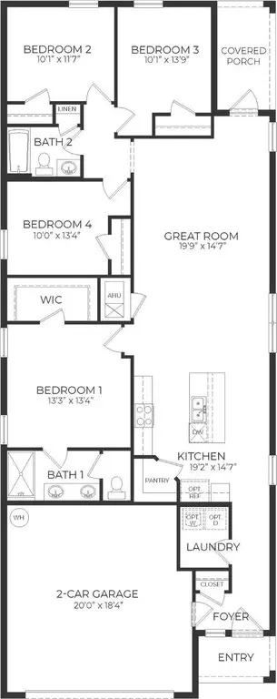 Floorplan - 3041 Grey Moss Dr, Saint Cloud, FL 34773 photo 1 of 2