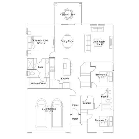 Floorplan - 3545 NE 35th St, Ocala, FL 34479 photo 1 of 1