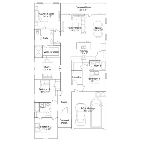 Floorplan - 2725 Chippewa Rd, Bryan, TX 77807 photo 1 of 1