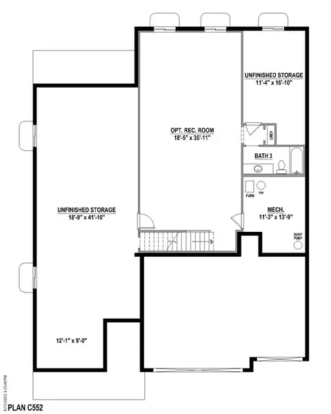 Floorplan - 2093 Falling Leaf, Windsor, CO 80550 photo 5 of 6