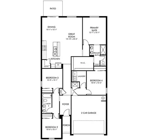 Floorplan - 9415 Ella Point Dr, Jacksonville, FL 32219 photo 1 of 1