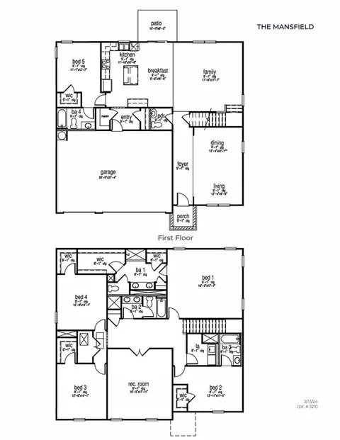 Floorplan - 314 Sweetspire St, Moncks Corner, SC 29461 photo 1 of 1
