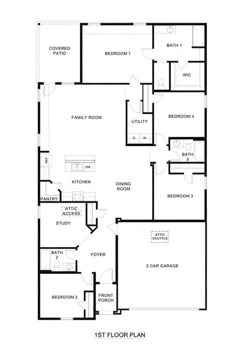 Floorplan - 4100 Thistle Dr, Sanger, TX 76266 photo 1 of 1