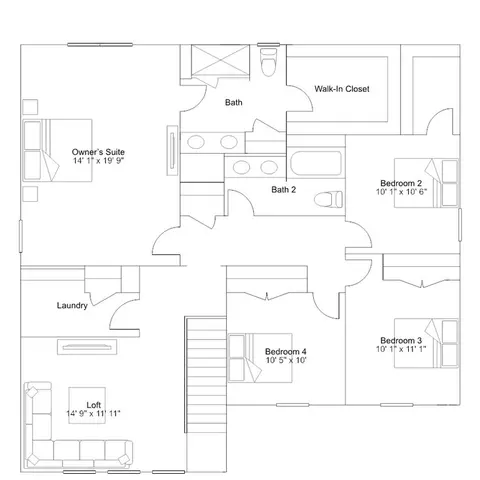 Floorplan - 800 Sparano Loop, York, SC 29745 photo 2 of 2