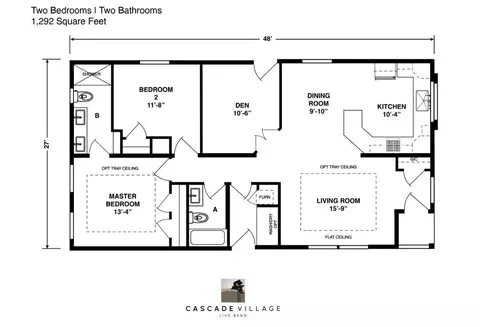 Floorplan - 63700 Cascade Village Dr, Bend, OR 97701 photo 1 of 1