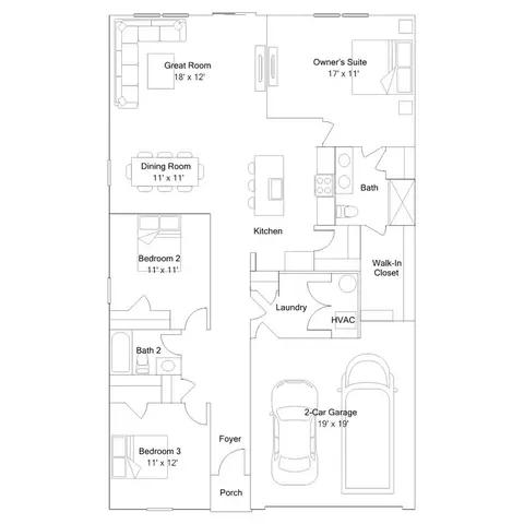 Floorplan - 29659 Highbridge Way, Millsboro, DE 19966 photo 1 of 1