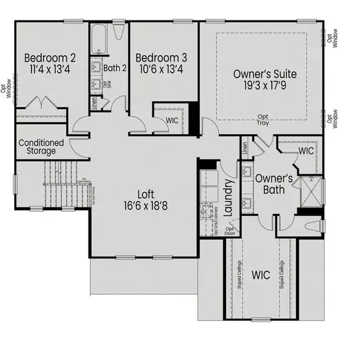 Floorplan - 1937 Stockton Springs Dr, Wake Forest, NC 27587 photo 2 of 2