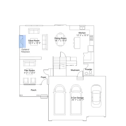 Floorplan - 9614 49th St NE, Saint Michael, MN 55376 photo 2 of 7