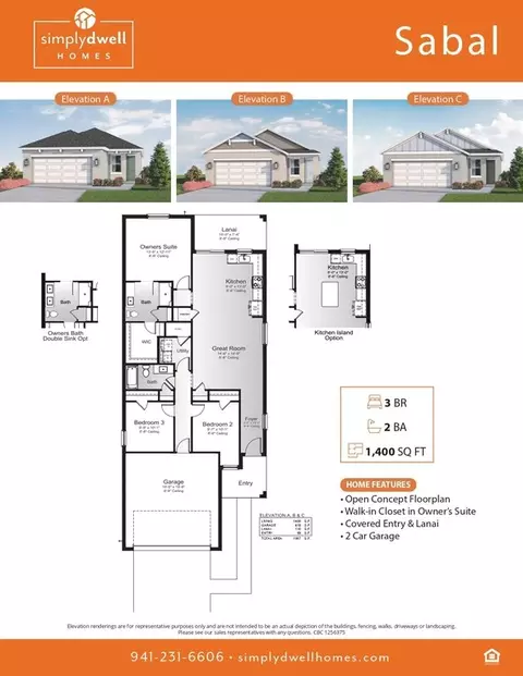 Floorplan - 4638 Hawthorn Ave, Parrish, FL 34219 photo 1 of 1
