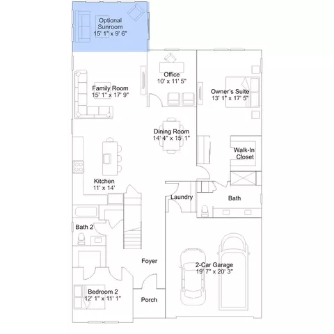 Floorplan - 233 Cosmos Ln, Dover, DE 19904 photo 2 of 8