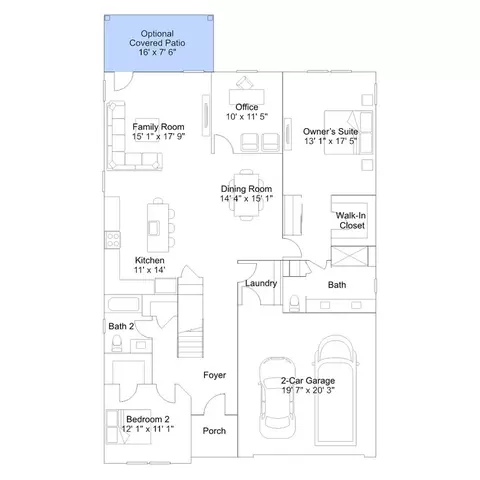 Floorplan - 233 Cosmos Ln, Dover, DE 19904 photo 6 of 8