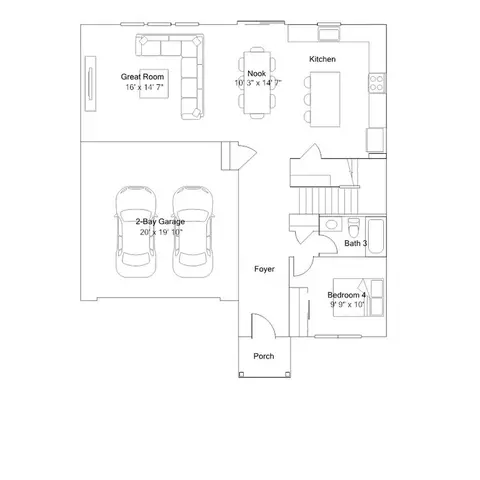 Floorplan - 420 Wildflower Ct, Bennett, CO 80102 photo 1 of 2