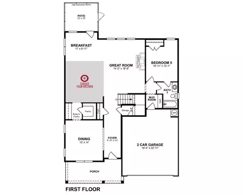 Floorplan - 2209 Skipping Stone Dr, Durham, NC 27705 photo 1 of 2
