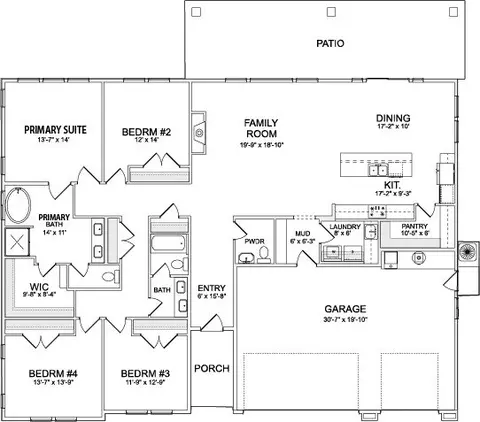 Floorplan - 10516 W Cloudburst St, Star, ID 83669 photo 1 of 1
