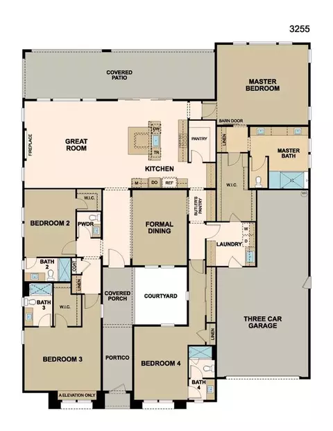 Floorplan - 2036 Pinehurst Dr, Lincoln, CA 95648 photo 1 of 1