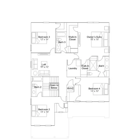 Floorplan - 3413 Dench Dr, Murfreesboro, TN 37130 photo 2 of 2