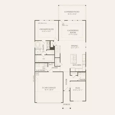 Floorplan - 932 Cherrystone Loop, Buda, TX 78610 photo 1 of 2