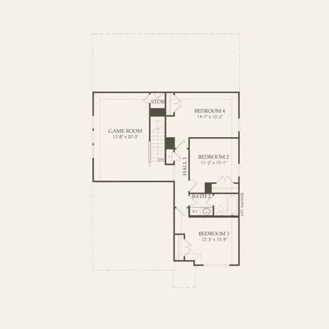 Floorplan - 932 Cherrystone Loop, Buda, TX 78610 photo 2 of 2