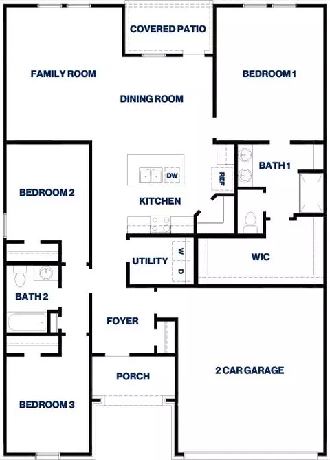 Floorplan - 14396 Cloudy Ln, Splendora, TX 77372 photo 1 of 1