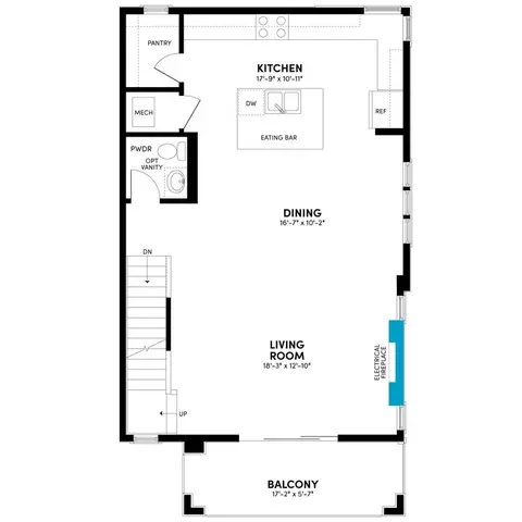 Floorplan - 9200 E 47th Avenue 203, Denver, CO 80238 photo 3 of 4