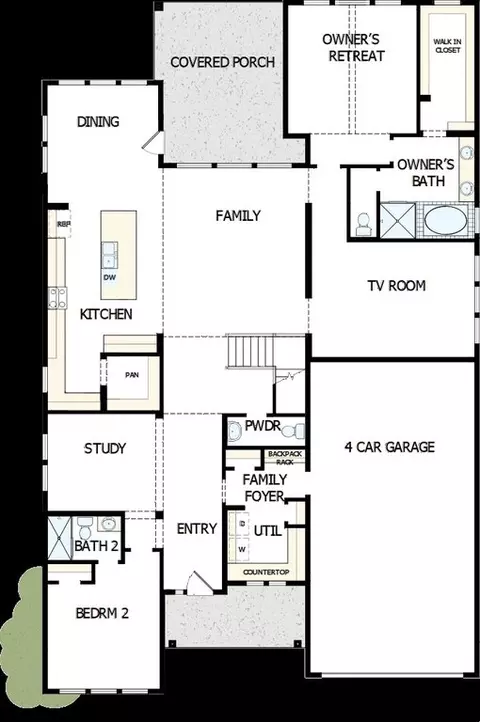 Floorplan - 217 Painters Ridge Ct, Willis, TX 77318 photo 2 of 2
