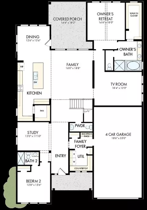 Floorplan - 132 Founders Grove Loop, Willis, TX 77318 photo 2 of 2