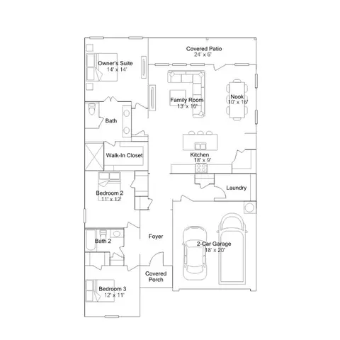 Floorplan - 3622 Compass Pointe Ct, Angleton, TX 77515 photo 1 of 1