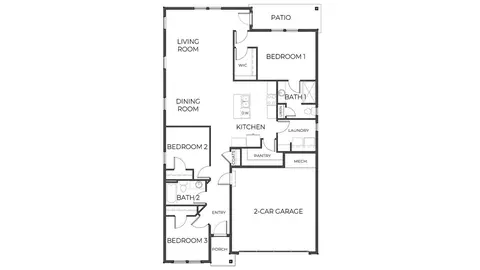 Floorplan - 602 Duffer Loop, Deer Park, WA 99006 photo 1 of 1