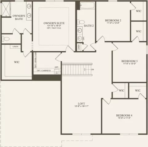 Floorplan - 12823 S Vicarage Dr, Plainfield, IL 60585 photo 2 of 2