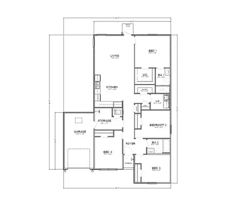 Floorplan - 3173 Silver Maple Rd, Cantonment, FL 32533 photo 1 of 1