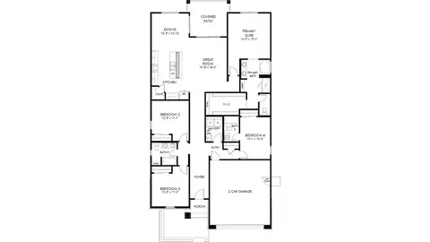 Floorplan - 118 W Flatiron Trl, Apache Junction, AZ 85120 photo 1 of 1