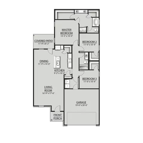 Floorplan - 32573 White Bloom Ln, Walker, LA 70785 photo 1 of 1