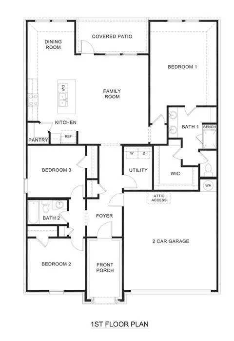 Floorplan - 2604 Oconnell Cir, Aubrey, TX 76227 photo 1 of 1