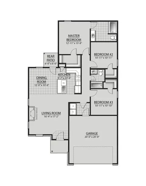 Floorplan - 32573 White Bloom Ln, Walker, LA 70785 photo 1 of 1