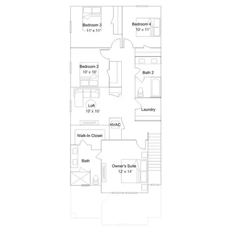 Floorplan - 5094 Loyalty Dr, Saint Cloud, FL 34772 photo 2 of 2