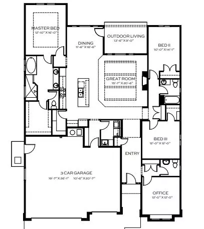 Floorplan - N Mcleod Way, Eagle, ID 83714 photo 1 of 1