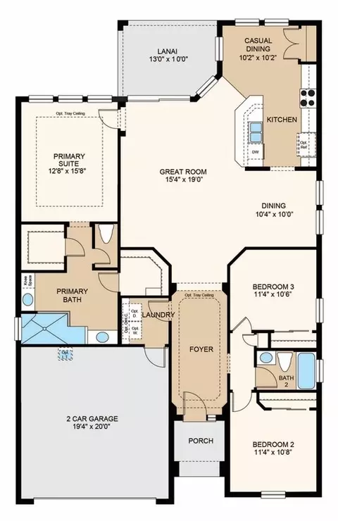 Floorplan - 3862 Windward Dr, Cocoa, FL 32926 photo 1 of 2
