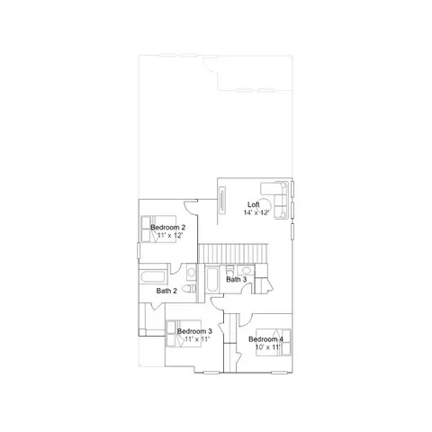 Floorplan - 511 Pathlight Psge, Lavon, TX 75173 photo 2 of 2