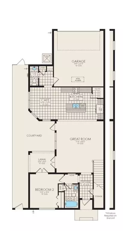 Floorplan - 2463 Spur Dr, Melbourne, FL 32940 photo 1 of 2